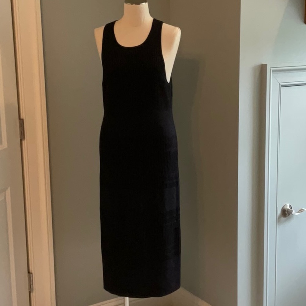 White House Black Market black knit dress. Size XL